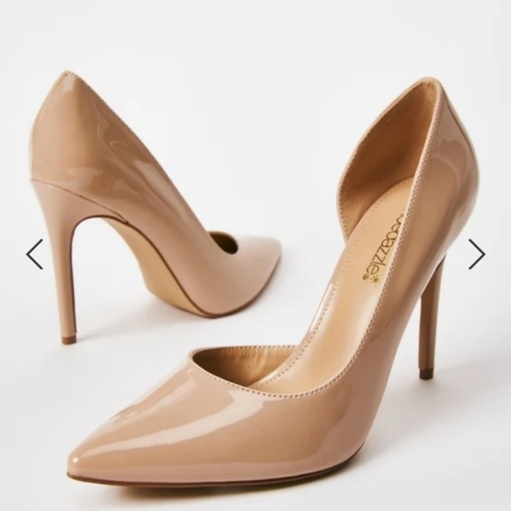 ANNA KAY Nude Patent Heels - Picture 7 of 7